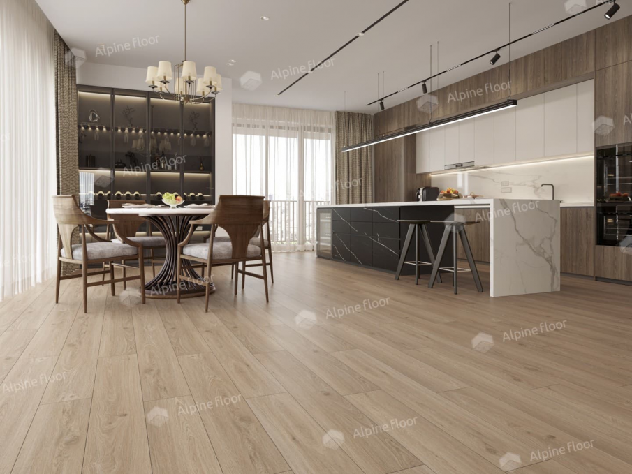 Кварцвиниловая плитка Alpine Floor Ultra Дуб Модера, ЕСО 5-28 Кварцвиниловая плитка Alpine Floor Ultra Дуб Модера, ЕСО 5-28