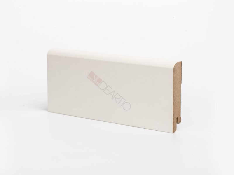 Плинтус Deartio U102-80C RAL 9010, 80x16x2050 мм