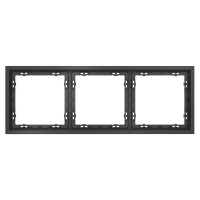 Рамка пластиковая VOLTUM S70 на 3 поста, (графит), Voltum, VLS100307 Рамка пластиковая VOLTUM S70 на 3 поста, (графит), Voltum, VLS100307