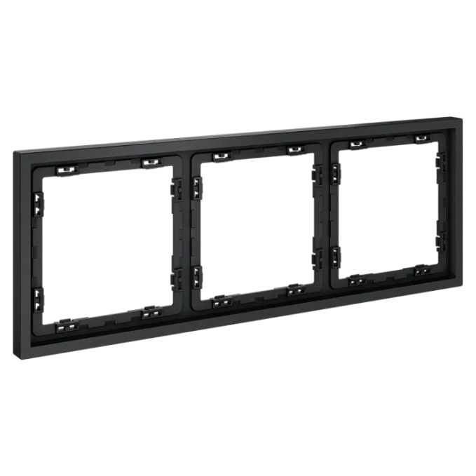 Рамка пластиковая VOLTUM S70 на 3 поста, (графит), Voltum, VLS100307 Рамка пластиковая VOLTUM S70 на 3 поста, (графит), Voltum, VLS100307