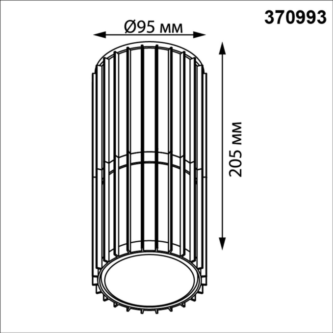 Светильник ландшафтный IP54 E27 max 25W 100-240V COSTAS STREET NT25 654 NOVOTECH 370993, схема товара Светильник ландшафтный IP54 E27 max 25W 100-240V COSTAS STREET NT25 654 NOVOTECH 370993, схема товара