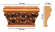 Капитель Decomaster D202-1223, 144x85x30 мм Капитель Decomaster D202-1223, 144x85x30 мм