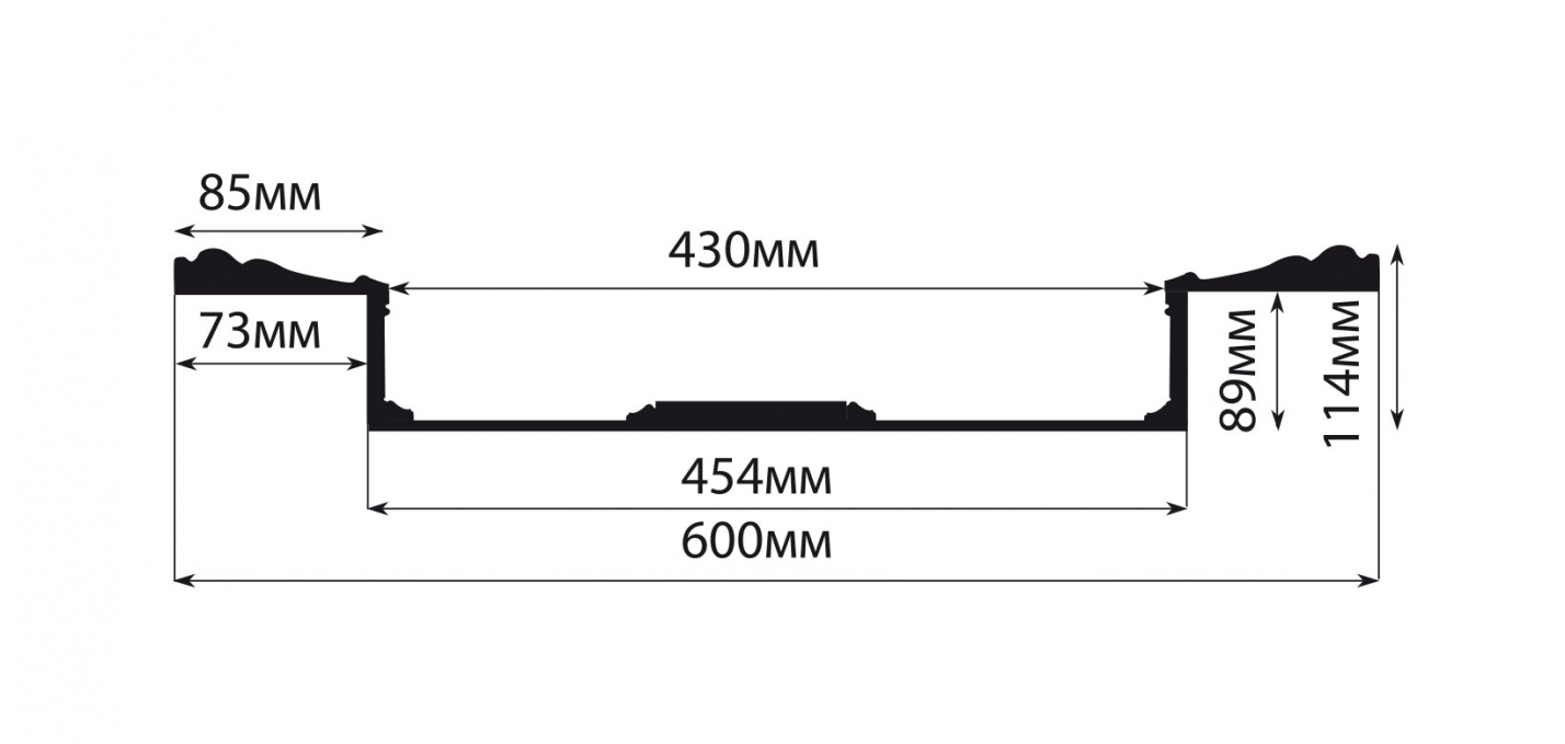 Кессон Decomaster KS-61-57A, 600x600x114 мм Кессон Decomaster KS-61-57A, 600x600x114 мм