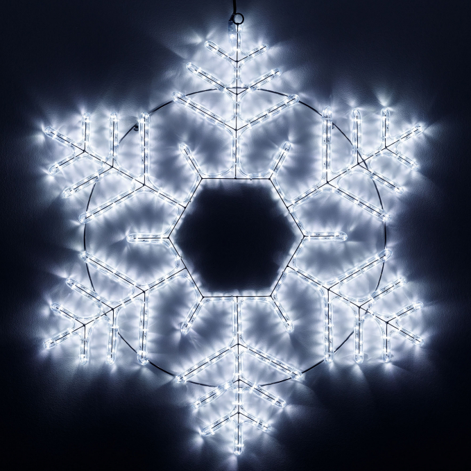 Фигура светодиодная ARD-SNOWFLAKE-M10-1000x900-504LED White (230V, 31W), Arlight, 034258, изображение 1 Фигура светодиодная ARD-SNOWFLAKE-M10-1000x900-504LED White (230V, 31W), Arlight, 034258, изображение 1