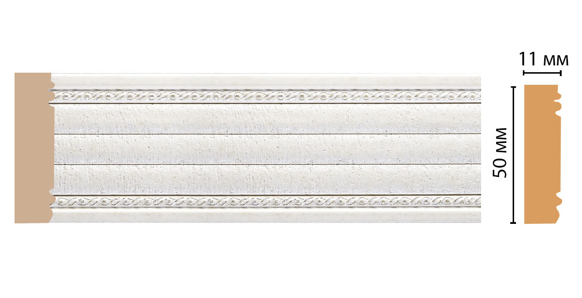 Молдинг Decomaster 156-42 ДМ, 51x11x2400 мм Молдинг Decomaster 156-42 ДМ, 51x11x2400 мм