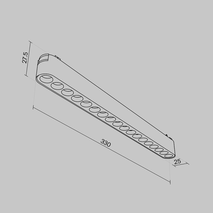 Трековый светильник Точки / Points Radity 3000K 16Вт 36°, TR082-1-18W3K-M-W, изображение 6 Трековый светильник Точки / Points Radity 3000K 16Вт 36°, TR082-1-18W3K-M-W, изображение 6