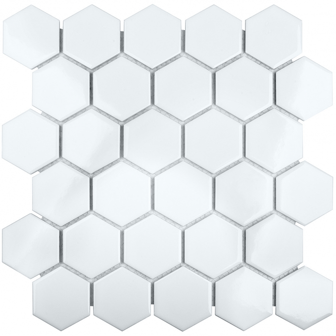 Мозаика Starmosaic Geometry Hexagon Small White Glossy 51x59 26.5x27.8 Мозаика Starmosaic Geometry Hexagon Small White Glossy 51x59 26.5x27.8