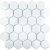 Мозаика Starmosaic Geometry Hexagon Small White Glossy 51x59 26.5x27.8