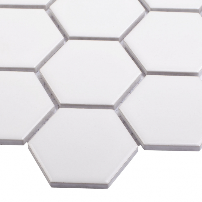 Мозаика Starmosaic Geometry Hexagon Small White Glossy 51x59 26.5x27.8 Мозаика Starmosaic Geometry Hexagon Small White Glossy 51x59 26.5x27.8
