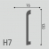 Плинтус напольный Де-Багет XPS Polymer Н 7 120/16