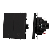 Механизм выключателя управления шторами SWT-NOBE-MKR2-SFPL-BK (230V, 10A), Arlight, 054273