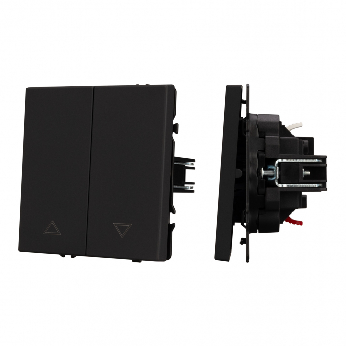 Механизм выключателя управления шторами SWT-NOBE-MKR2-SFPL-BK (230V, 10A), Arlight, 054273, изображение 1