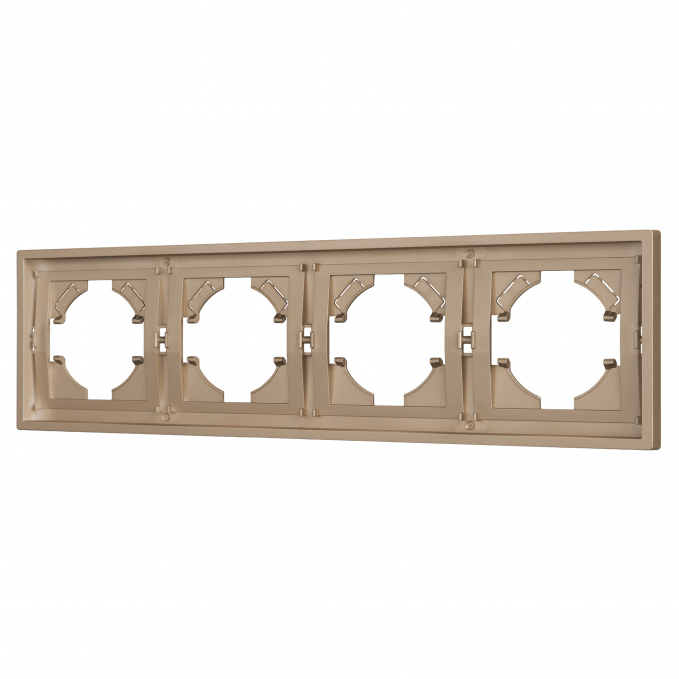 Рамка пластиковая FRM-TENDO-PL-4-GD, Arlight, 053850, изображение 1 Рамка пластиковая FRM-TENDO-PL-4-GD, Arlight, 053850, изображение 1