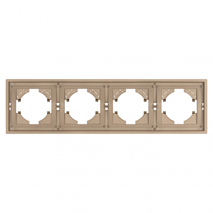 Рамка пластиковая FRM-TENDO-PL-4-GD, Arlight, 053850, изображение 3 Рамка пластиковая FRM-TENDO-PL-4-GD, Arlight, 053850, изображение 3