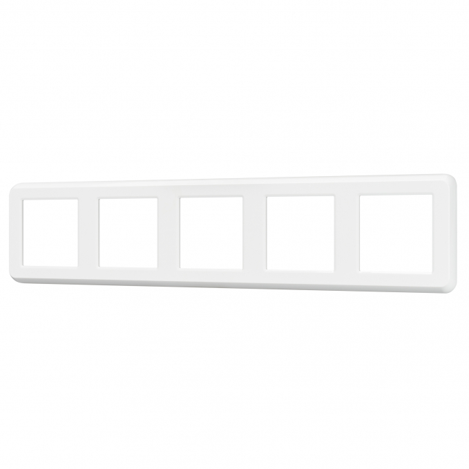 Рамка пластиковая FRM-VERSA-PL-5-WH, Arlight, 045190, изображение 1