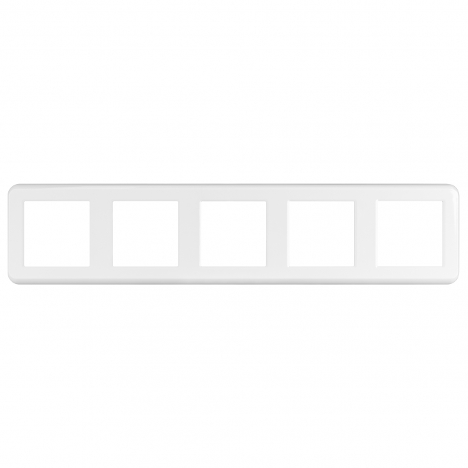 Рамка пластиковая FRM-VERSA-PL-5-WH, Arlight, 045190, изображение 2