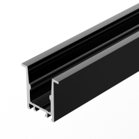Профиль SL-COMFORT-2322-F-2000 ANOD BLACK, Arlight, 031771 Профиль SL-COMFORT-2322-F-2000 ANOD BLACK, Arlight, 031771