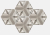 Керамогранит Equipe Hexatile Nature BW 17.5x20, 21355