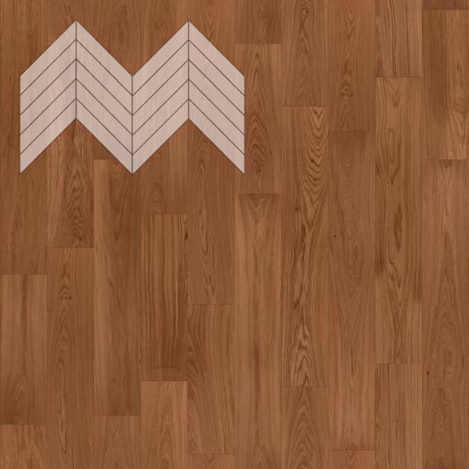 Паркет Елка Французская Lab Arte Chevron Дуб Натур Хани лак 600/510х90х14/3/45° Паркет Елка Французская Lab Arte Chevron Дуб Натур Хани лак 600/510х90х14/3/45°