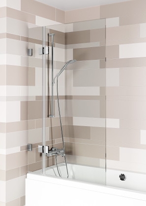 Шторка на ванну Riho Scandic 90x150 L G001145120 L профиль хром Шторка на ванну Riho Scandic 90x150 L G001145120 L профиль хром