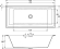 Ванна акриловая Riho Still Square 180x80 B099035005 пристенная