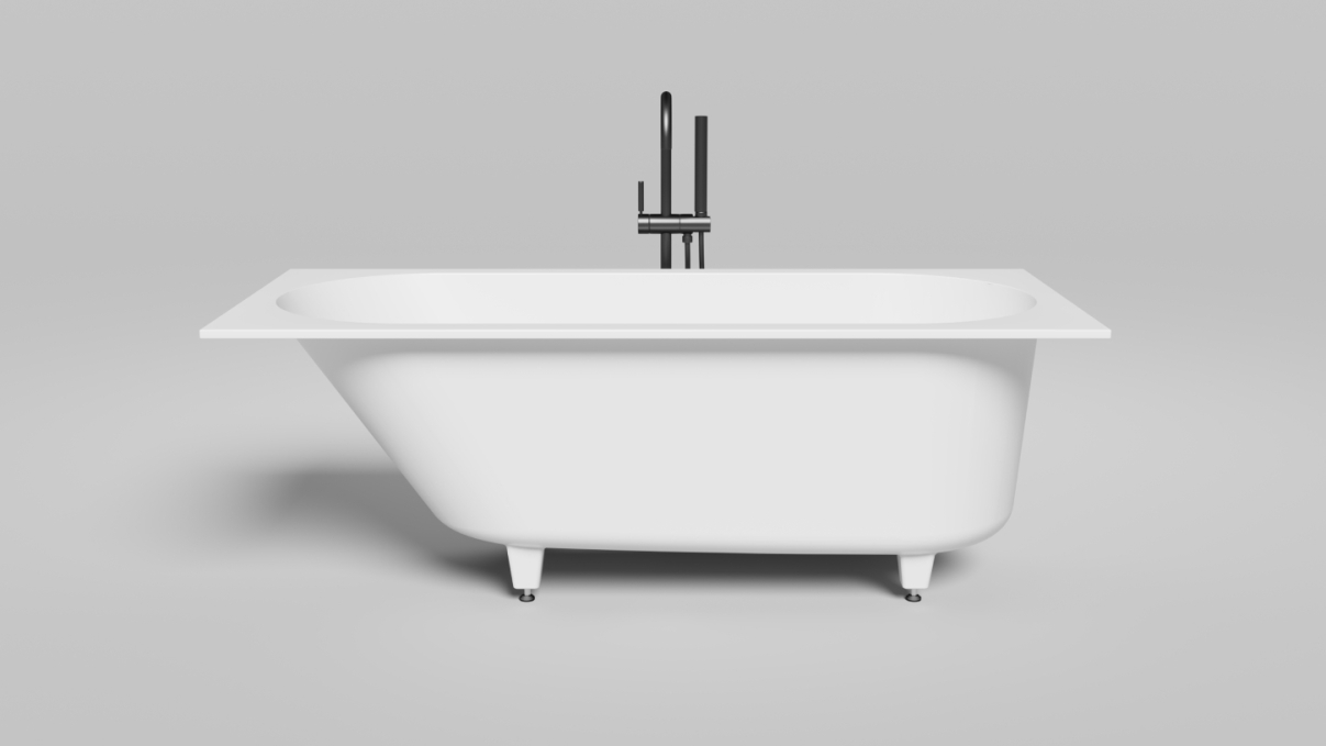 Ванна из искусственного камня Salini Ornella Kit 160x70 102426M белая матовая встраиваемая Ванна из искусственного камня Salini Ornella Kit 160x70 102426M белая матовая встраиваемая