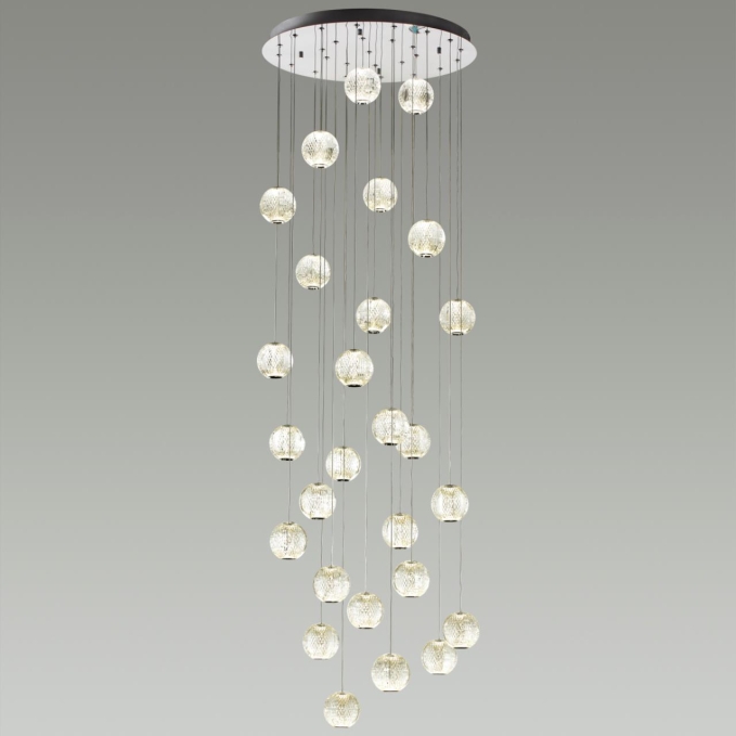 Люстра каскадная LED 120W 4000K 6600Лм CRYSTAL L-VISION ODL23 569 ODEON LIGHT 5007/120L, фото на цветном фоне 1 Люстра каскадная LED 120W 4000K 6600Лм CRYSTAL L-VISION ODL23 569 ODEON LIGHT 5007/120L, фото на цветном фоне 1