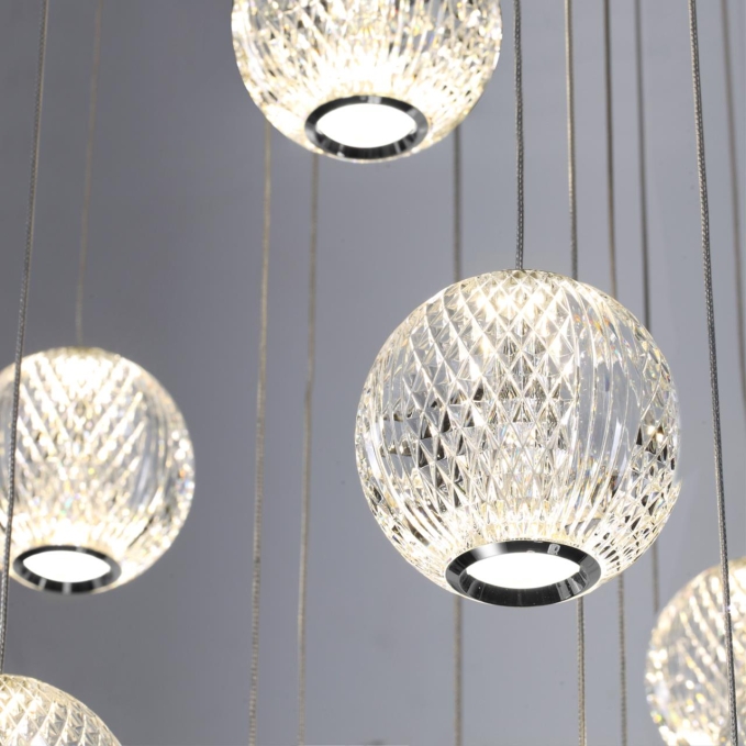Люстра каскадная LED 120W 4000K 6600Лм CRYSTAL L-VISION ODL23 569 ODEON LIGHT 5007/120L, композиция 3 Люстра каскадная LED 120W 4000K 6600Лм CRYSTAL L-VISION ODL23 569 ODEON LIGHT 5007/120L, композиция 3