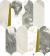 Мозаика Italon Stellaris Dover Light Mosaico Elegant 32.5х36.1, 620110000236