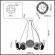 Люстра LED 95W 4000K 6400lm CARAMELLA L-VISION ODL_EX24 141 ODEON LIGHT 5416/95L, схема товара