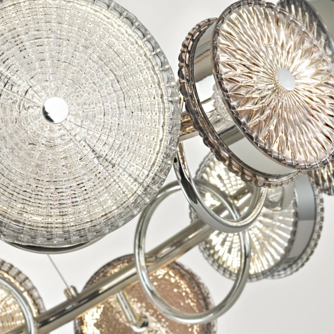 Люстра LED 95W 4000K 6400lm CARAMELLA L-VISION ODL_EX24 141 ODEON LIGHT 5416/95L, композиция 3