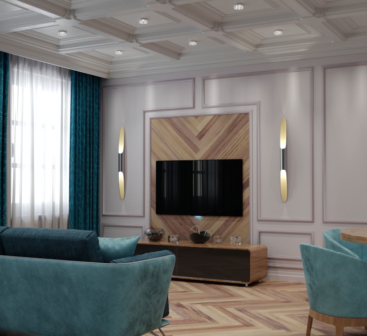 Молдинг Cosca Decor MX011, 40х14x2000 мм, Экополимер