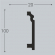 Плинтус Bello Deco П4 100-20 Плинтус Bello Deco П4 100-20