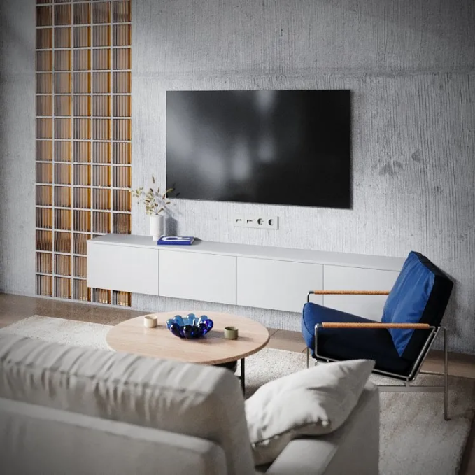 Накладка для розетки TV+RJ45 кат. 6, S70 (сталь), Voltum, VLS002705 Накладка для розетки TV+RJ45 кат. 6, S70 (сталь), Voltum, VLS002705