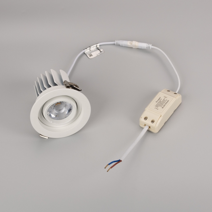 Светильник MS-VORTEX-BUILT-R90-12W Day4000 (WH-WH, 20 deg, 230V), Arlight, 057759, изображение 2 Светильник MS-VORTEX-BUILT-R90-12W Day4000 (WH-WH, 20 deg, 230V), Arlight, 057759, изображение 2