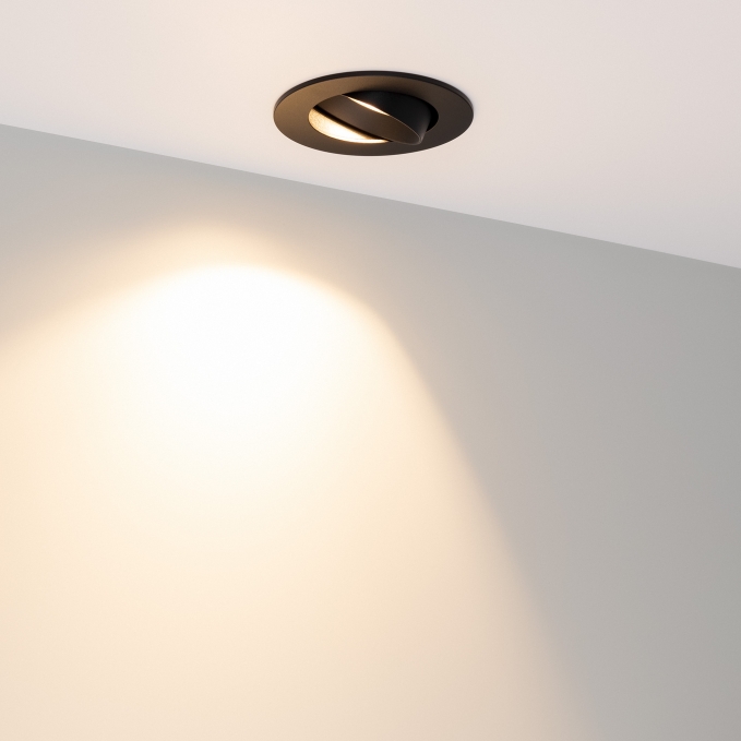Светильник MS-ATOLL-BUILT-TURN-R94-10W Warm3000 (BK, 36 deg, 230V), Arlight, 044618, изображение 6 Светильник MS-ATOLL-BUILT-TURN-R94-10W Warm3000 (BK, 36 deg, 230V), Arlight, 044618, изображение 6