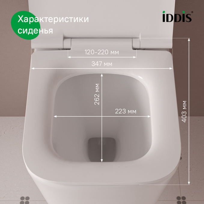 Сиденье для унитаза Iddis Optima Home 005DPSEi31