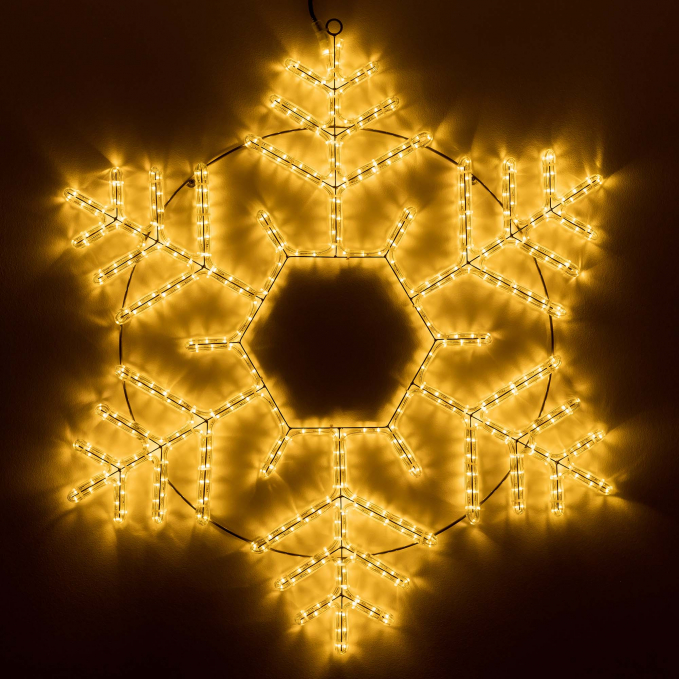 Фигура светодиодная ARD-SNOWFLAKE-M10-1000x900-504LED Warm (230V, 31W), Arlight, 034259, изображение 1