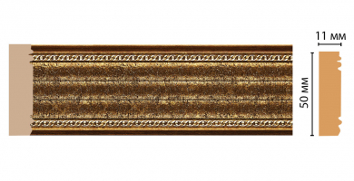 Молдинг Decomaster 156-43 ДМ, 51x11x2400 мм