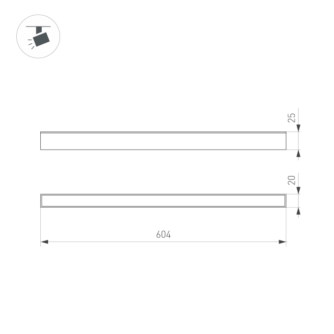 Светильник MAG-FLAT-25-L600-18W Warm3000 (WH, 100 deg, 24V), Arlight, 050058, изображение 3
