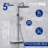 Душевая система WasserKRAFT  A113.116.058.CH T