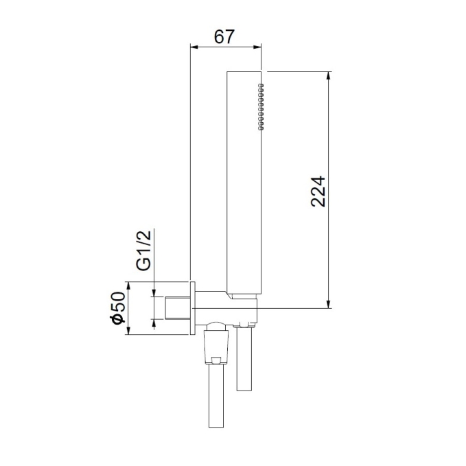 Душевой гарнитур Webert Shower Set AC1046560 черный матовый Душевой гарнитур Webert Shower Set AC1046560 черный матовый