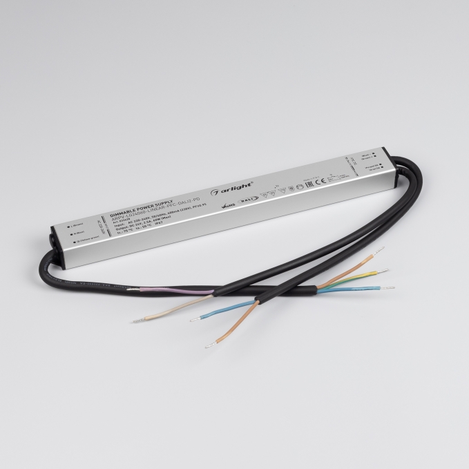 Блок питания ARPV-LG24060-LINEAR-PFC-DALI2-PD (24V, 2.5A, 60W), Arlight, 033428, изображение 3 Блок питания ARPV-LG24060-LINEAR-PFC-DALI2-PD (24V, 2.5A, 60W), Arlight, 033428, изображение 3