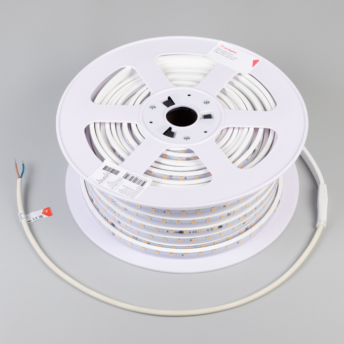 Светодиодная лента герметичная ARL-PV-B54-15.5mm 230V Warm3000 (8 W/m, IP65, 5060, 50m), Arlight, 027058(2), изображение 4 Светодиодная лента герметичная ARL-PV-B54-15.5mm 230V Warm3000 (8 W/m, IP65, 5060, 50m), Arlight, 027058(2), изображение 4