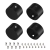 Заглушка WPH-FLEX-D22-360deg BLACK ALU глухая, Arlight, 049938