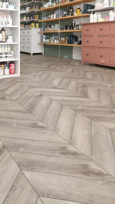 Каменный ламинат SPC Alpine Floor Chevron Alpine Дуб Исида, ECO 18-8 MC