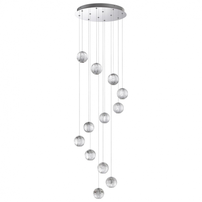 Люстра LED 56W 4000K 4711лм CRYSTAL L-VISION ODL24 567 ODEON LIGHT 5007/56L, изображение 1