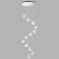 Люстра LED 56W 4000K 4711лм CRYSTAL L-VISION ODL24 567 ODEON LIGHT 5007/56L, фото на цветном фоне 1