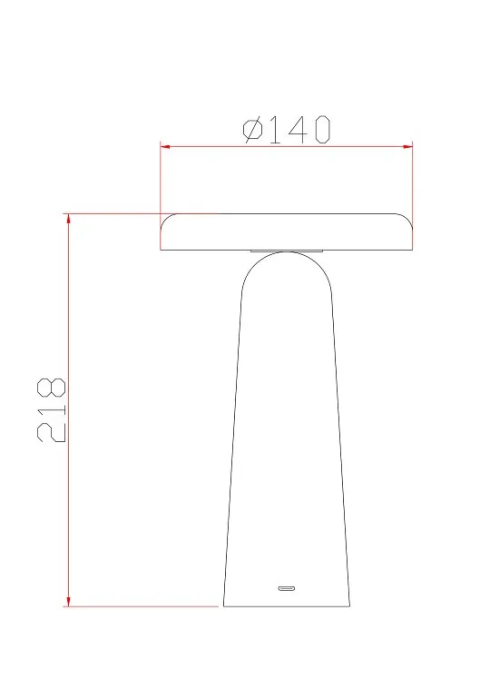 Аккумуляторный светильник Гриб 4 Вт LED, Freya, FR6109TL-L4OR
