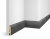Плинтус Cosca Decor WP07 экошпон ясень Дымчатый, 80x16x2400 мм, МДФ